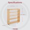 Rev-A-Shelf Maple Wood; Steel, Natural Maple, 6.5 in W, 25.5 in H, 22.5 in D 448-BC-6C - alternate 8